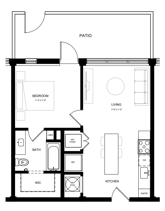 Suite A Floorplan
